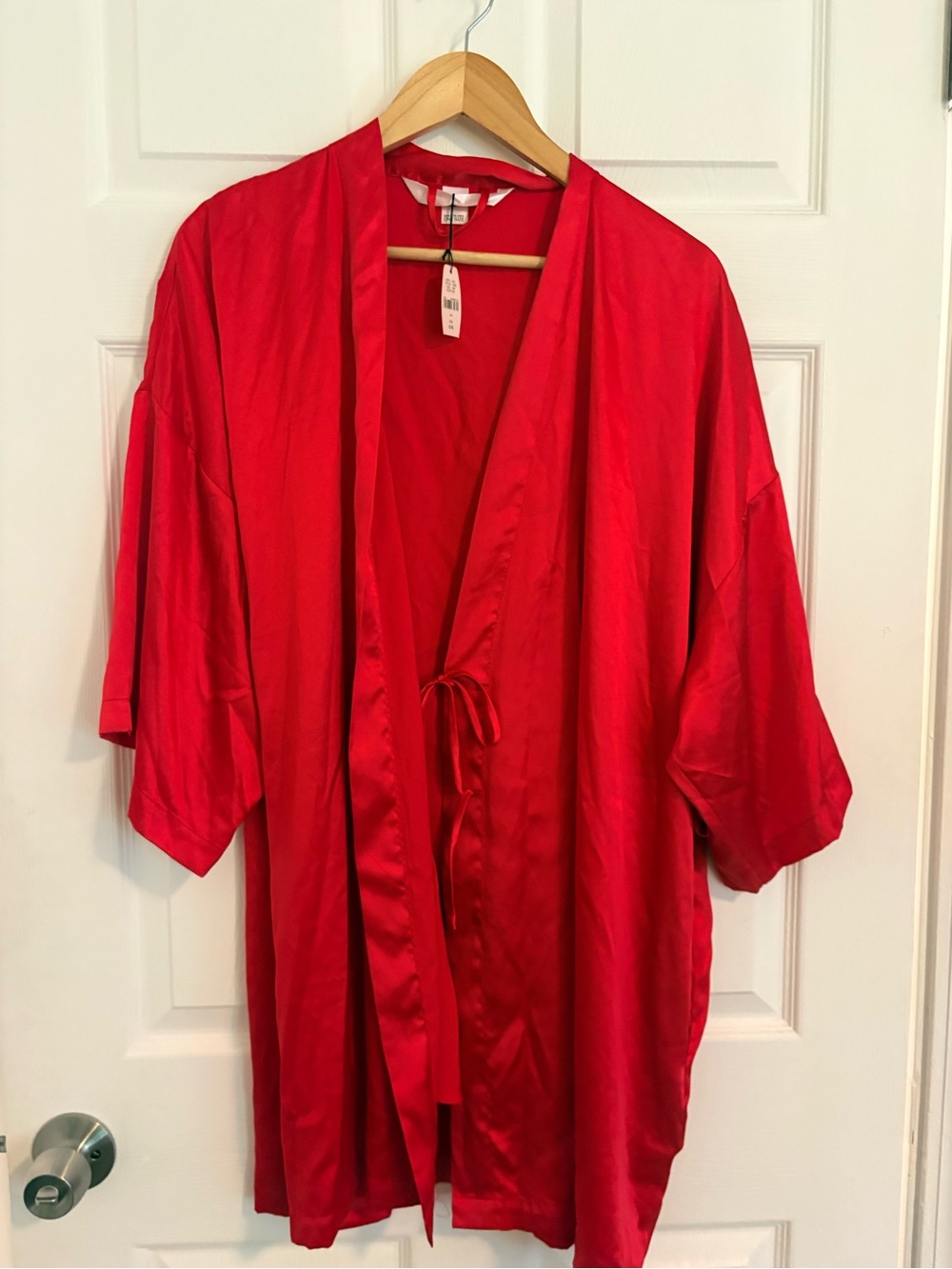 NWT Victorias Secret Red Satin Robe